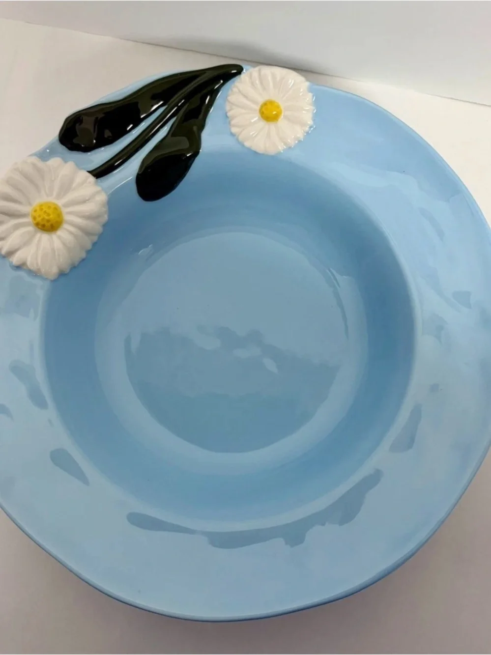 Anthropologie NWT Vintage Foster Daisy Stoneware Pasta Bowl (5 available)